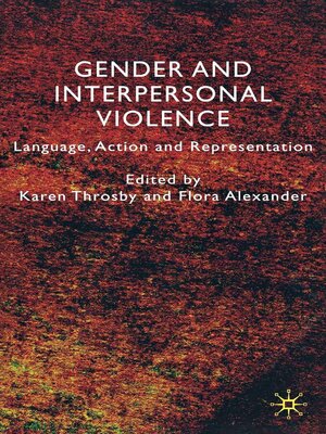 cover image of Gender and Interpersonal Violence